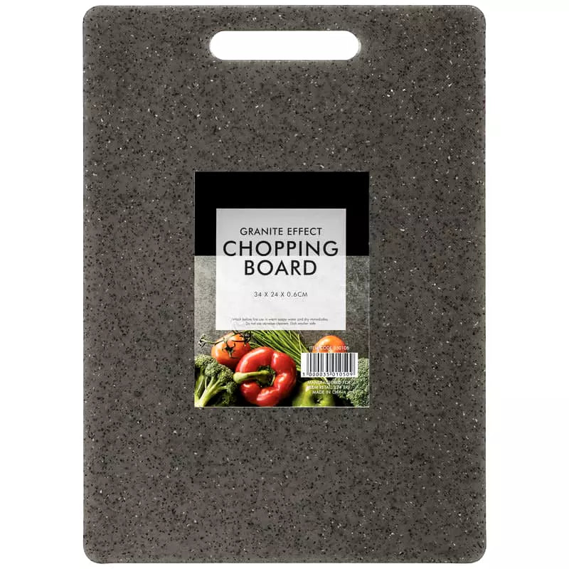 Black Chopping Board Granite Effect