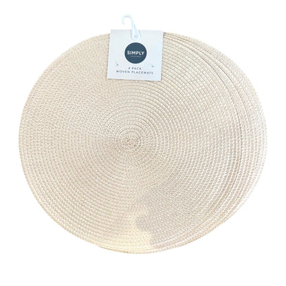 Round Placemats Set Of 4
