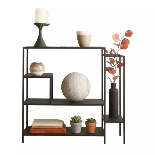 Display Shelf Table Decorative Book Storage