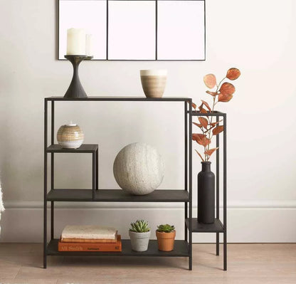 Display Shelf Table Decorative Book Storage