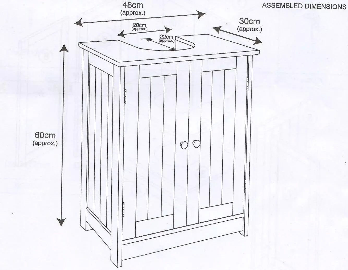 Bathroom Cabinet Under Sink