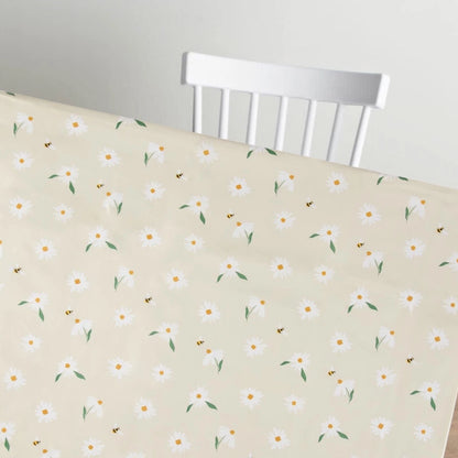 Bumble Bee & Daisy Tablecloth Wipe Clean