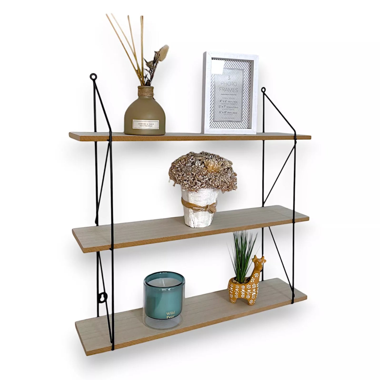 3 Tier Wall Hanging Shelves