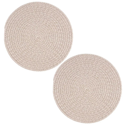 Cotton Woven Placemats Set Of 2