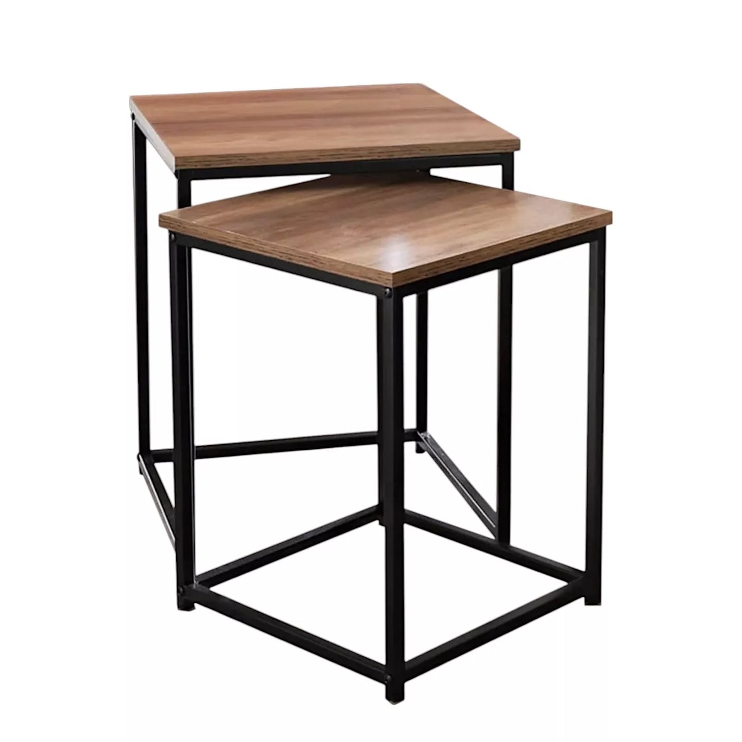 Contemporary Nest Of Two Square Tables