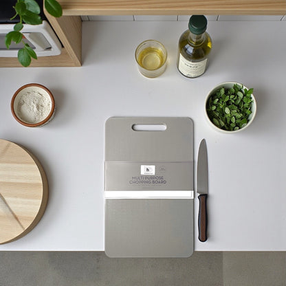 Kitchen Chopping Board Multi-Purpose Cutting Board Food Prep - Grey
