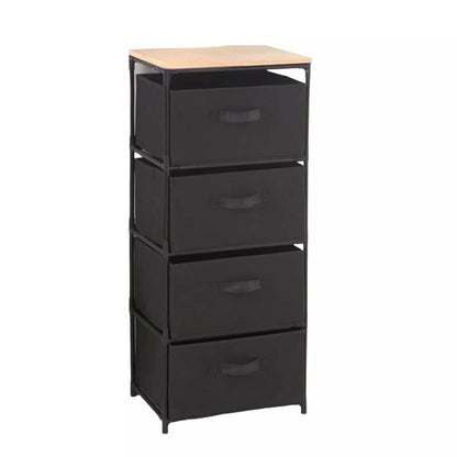 Canvas 4 Chest Of Drawer With MDF Table Top