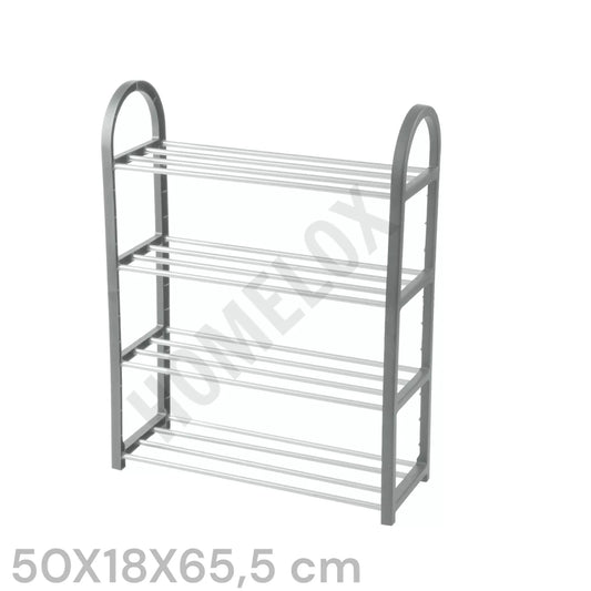 4 Tier Grey Shoe Stand