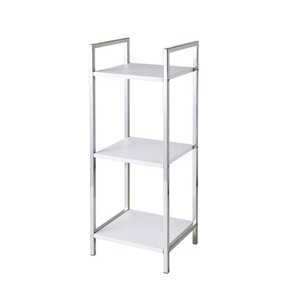 White High Gloss 3 Tier Unit Shelves