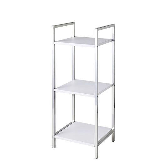 White High Gloss 3 Tier Unit Shelves