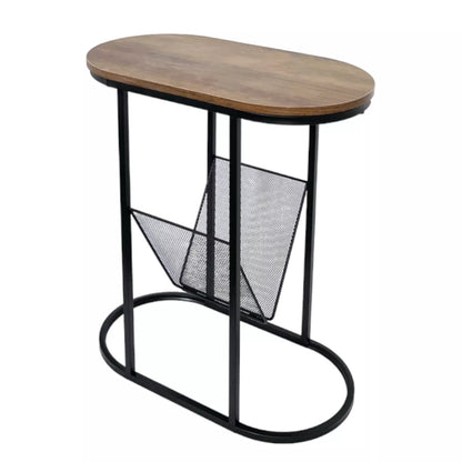 Side Table Magazine Rack Shelf