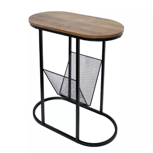 Side Table Magazine Rack Shelf