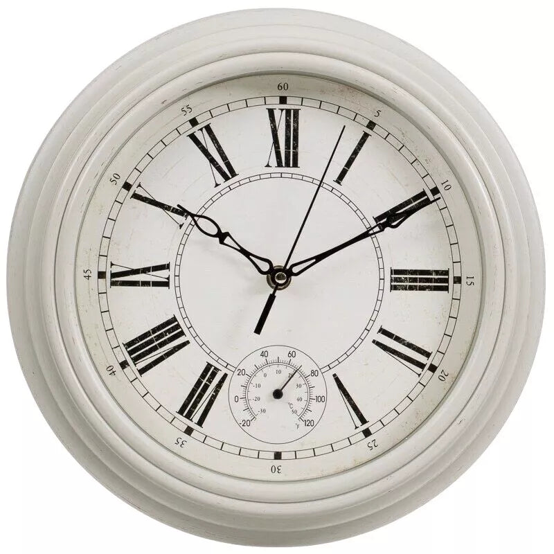 Traditional Lincoln Wall Clock (White)