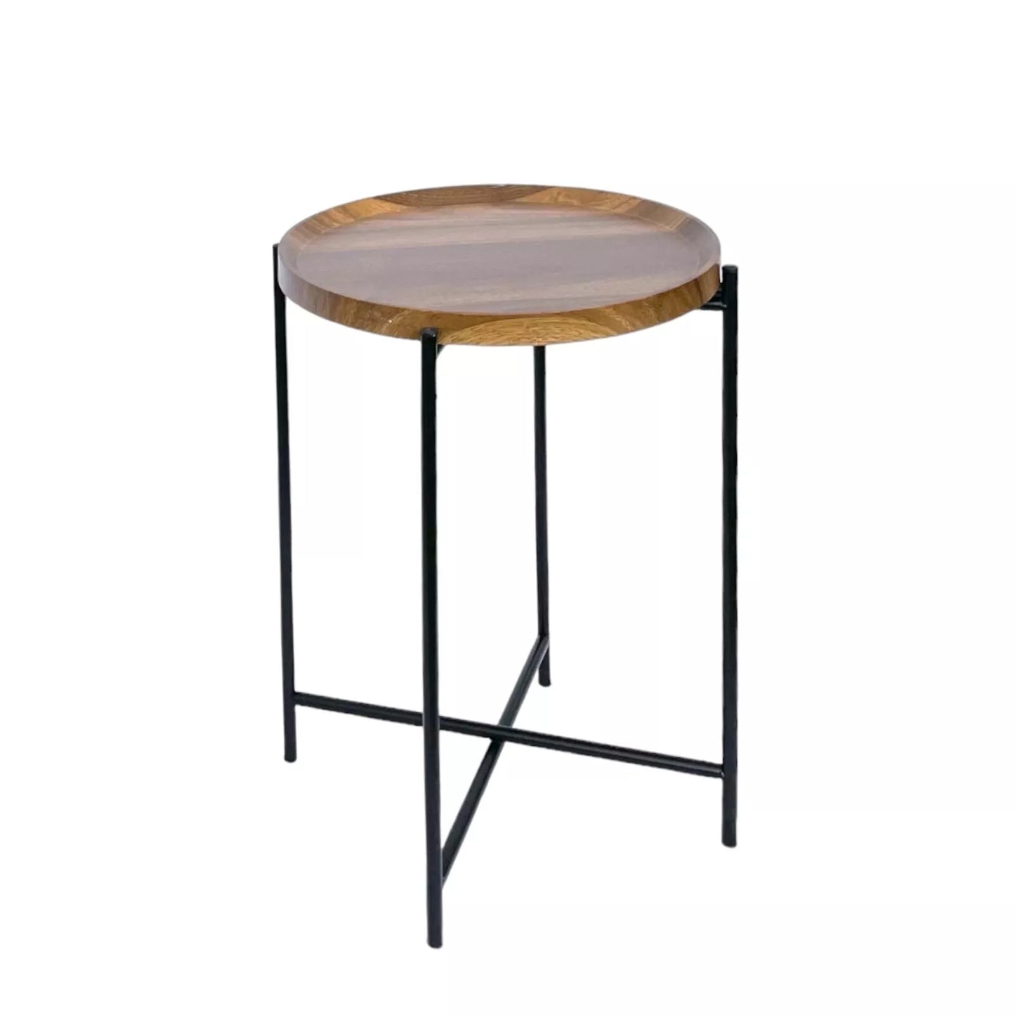 Walnut Finish Side/Coffee Tray Table