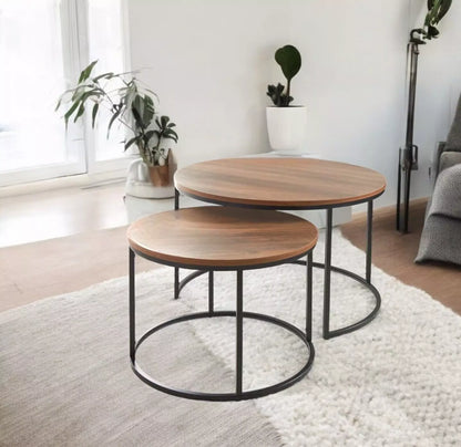 Nest of 2 Coffee Table Round