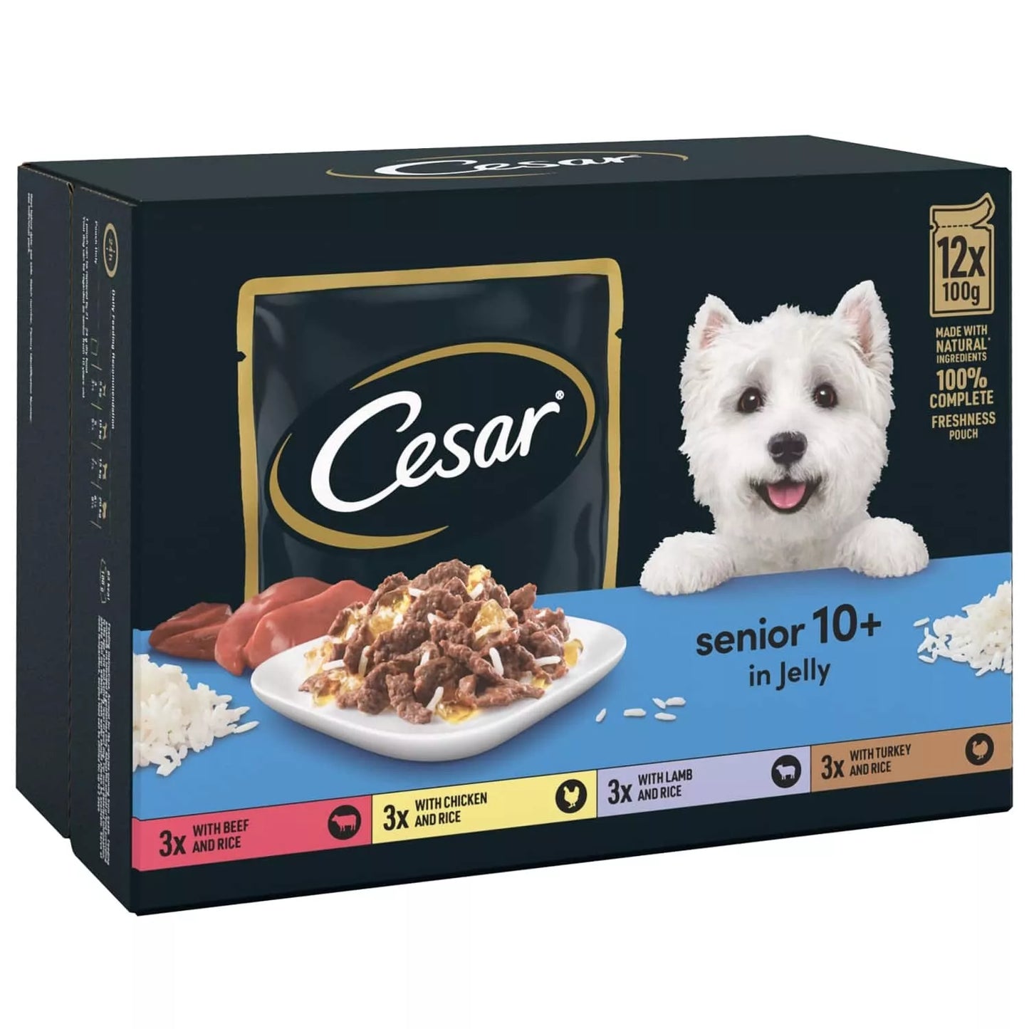 Cesar Senior 10+ Deliciously Fresh Wet Dog Food