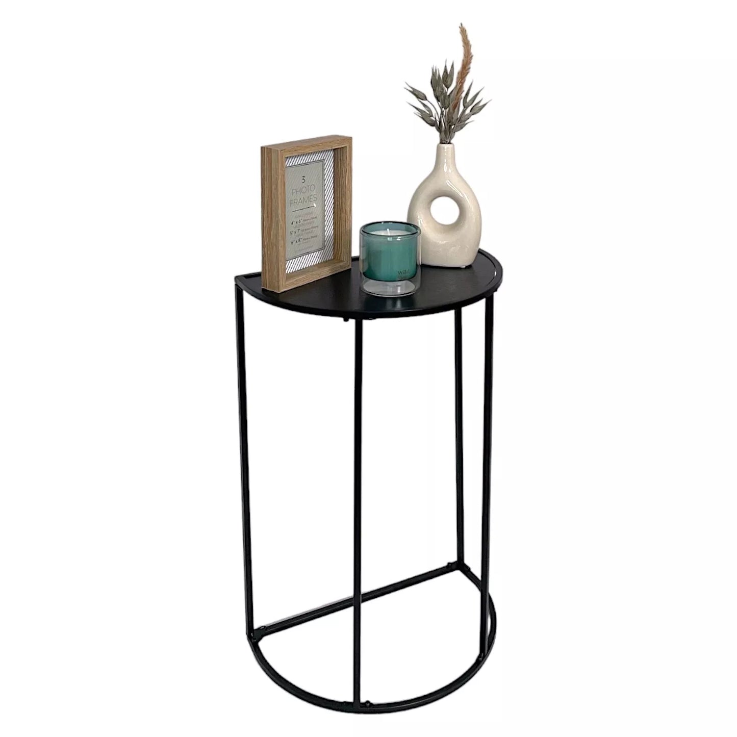Console Table Semi Circle Tall Plant Table Display