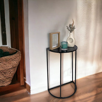 Console Table Semi Circle Tall Plant Table Display