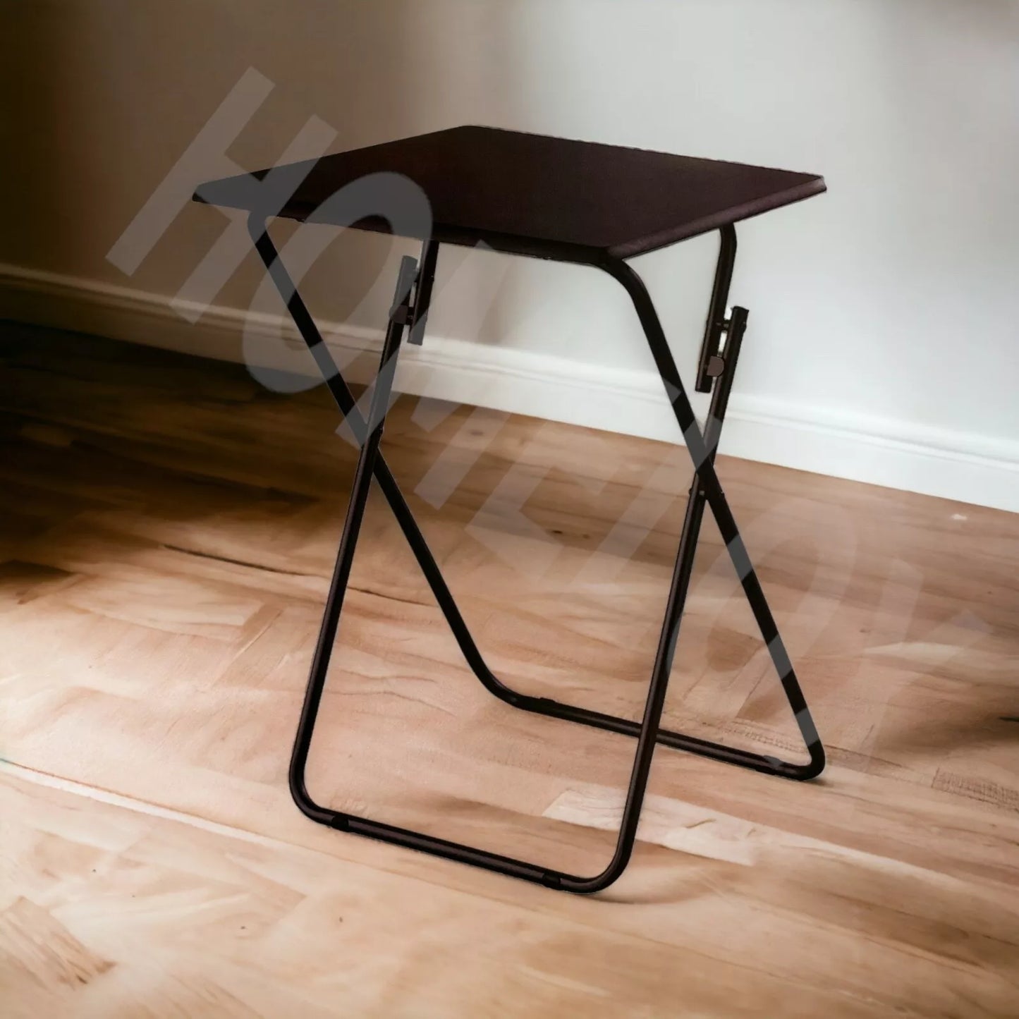 Folding Side Table black