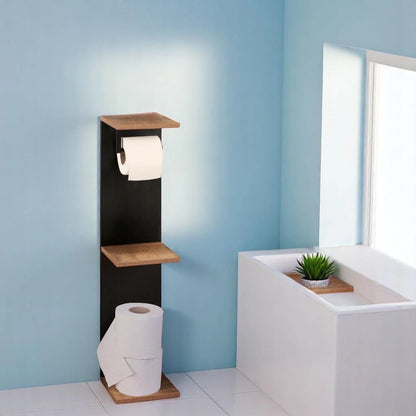 Bathroom Shelf with Toilet Paper Holder