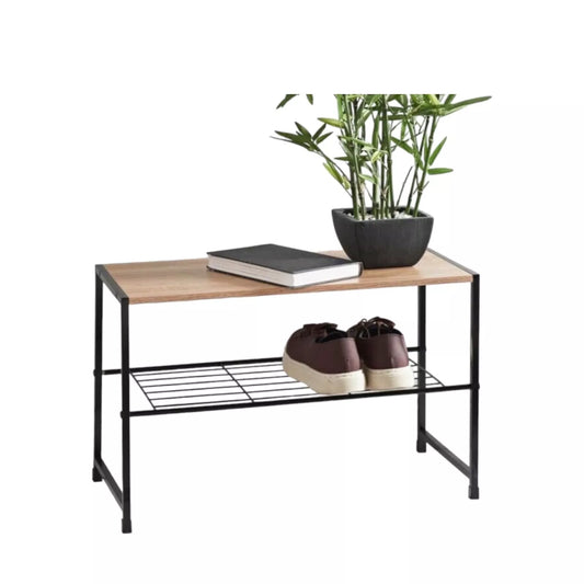 2 Tier Shoe Rack Bench