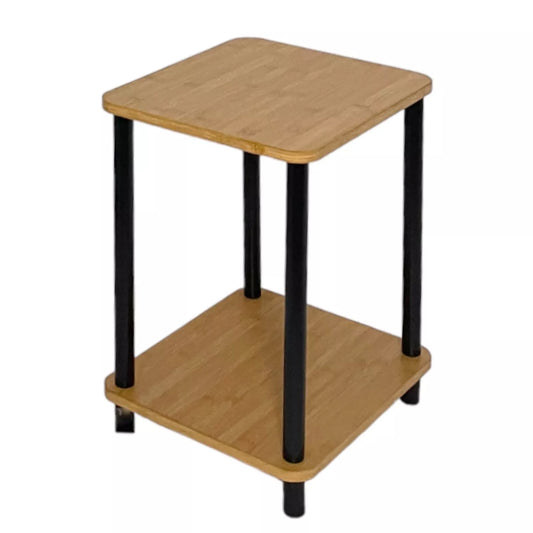 2 Tier Side Table Oak Effect