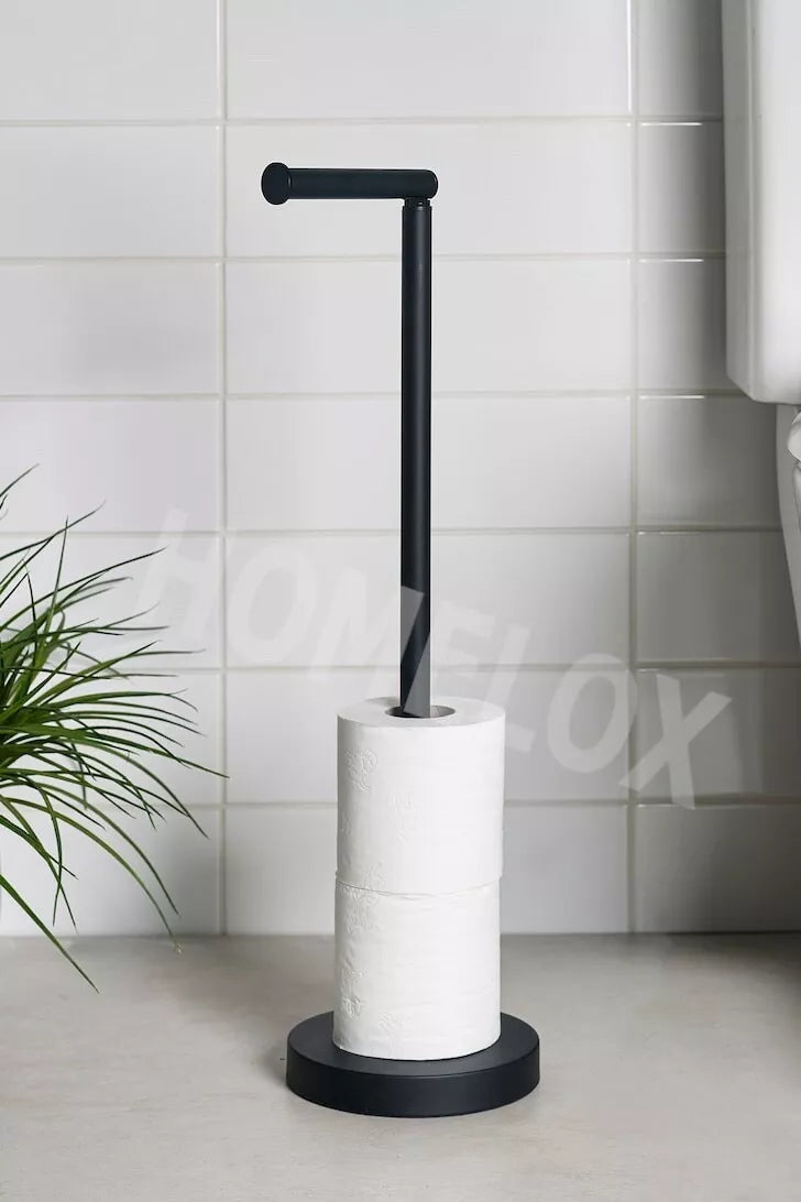 Bathroom Toilet Roll Holder Matt Black