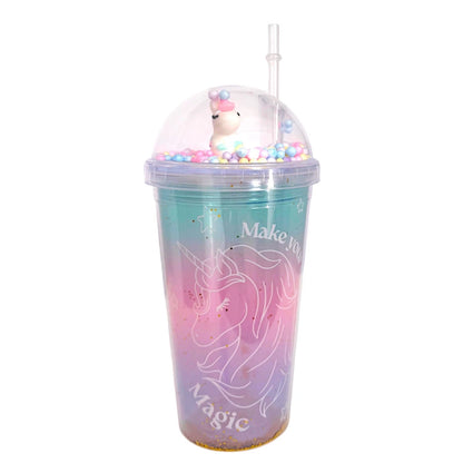 Kids Unicorn Cup with Straw (Magic)