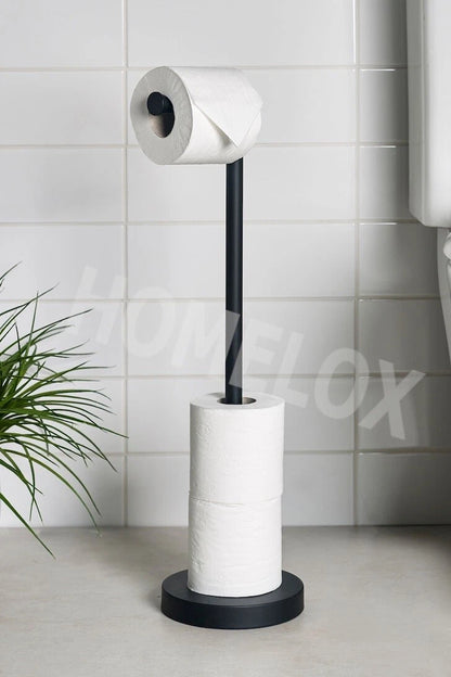 Bathroom Toilet Roll Holder Matt Black