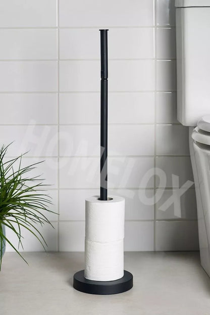 Bathroom Toilet Roll Holder Matt Black