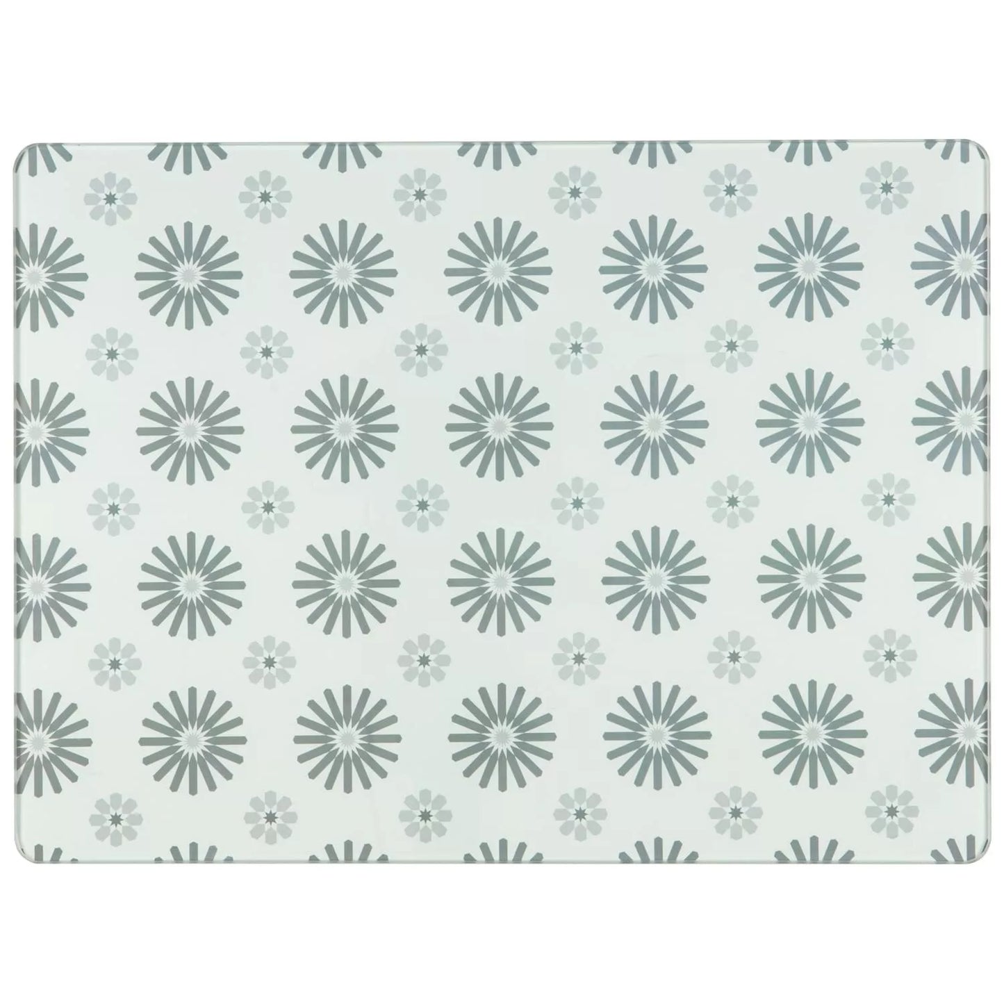 Geo Tempered Glass Chopping Board