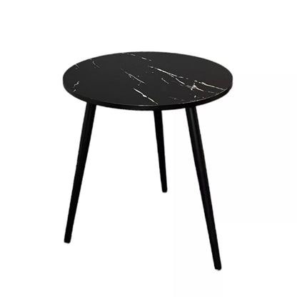 Black Marble Top Side Table