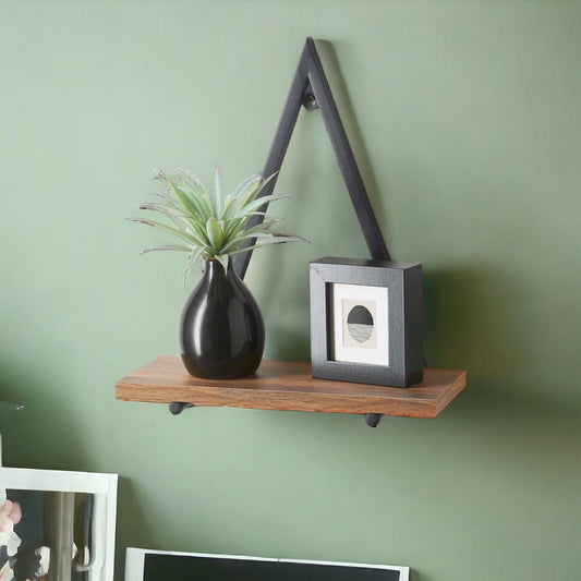 Triangle Black Shelf Metal Frame