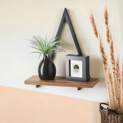 Triangle Black Shelf Metal Frame
