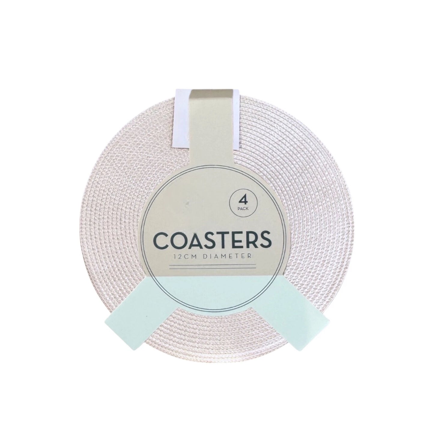 Round Coaster Set Of 4 (Beige)
