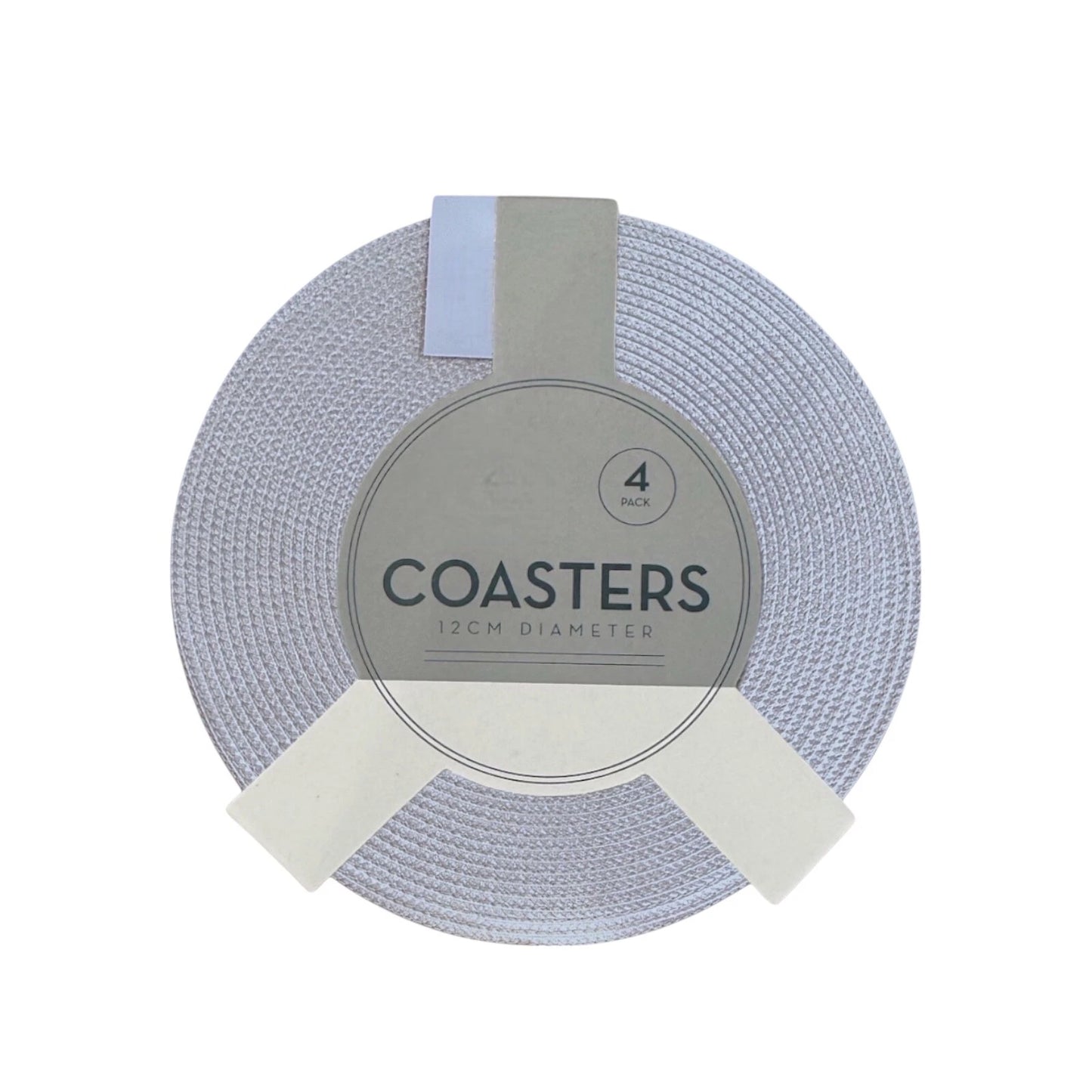 Round Coaster Set Of 4 (Grey)
