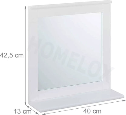 Bathroom Mirror with Shelf