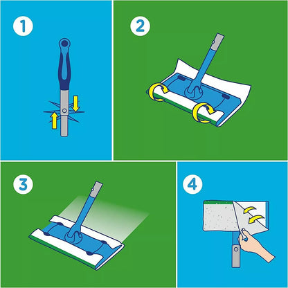 Flash Speed MOP + 4wet+4dry Cloth