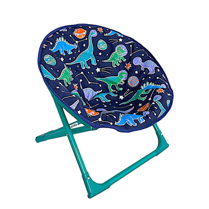 Kids Bedroom Foldable Dinosaur Moon Chair
