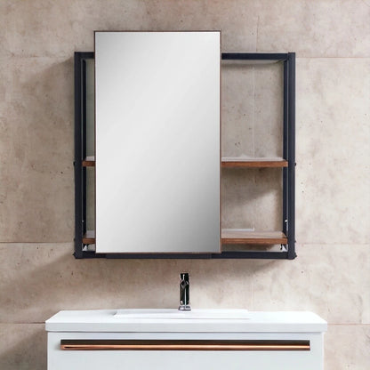 Sliding Door Bathroom Mirror Storage Cabinet