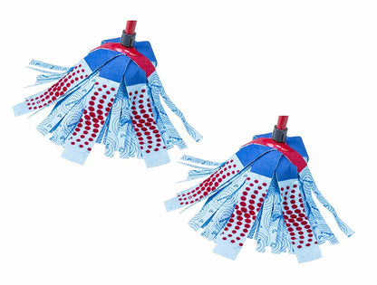 Twin Pack Microfibre Mop Head Replacement Refill ( Mop Head)