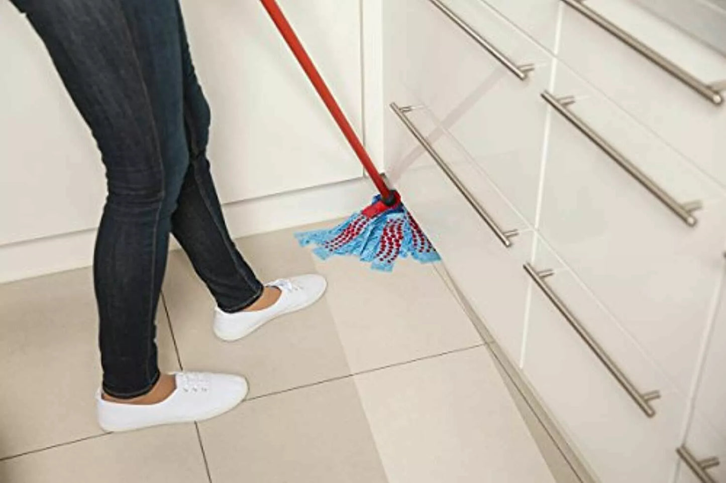 Twin Pack Microfibre Mop Head Replacement Refill ( Mop Head)