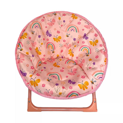 Kids Foldable Rainbow Moon Chair Seat