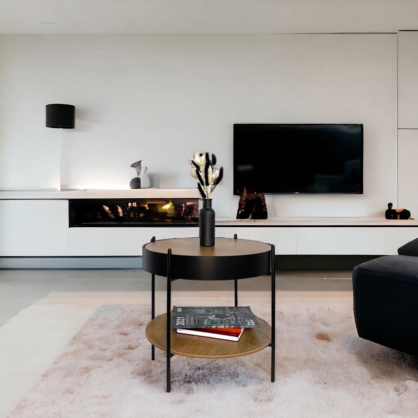 Round Oak Coffee Table