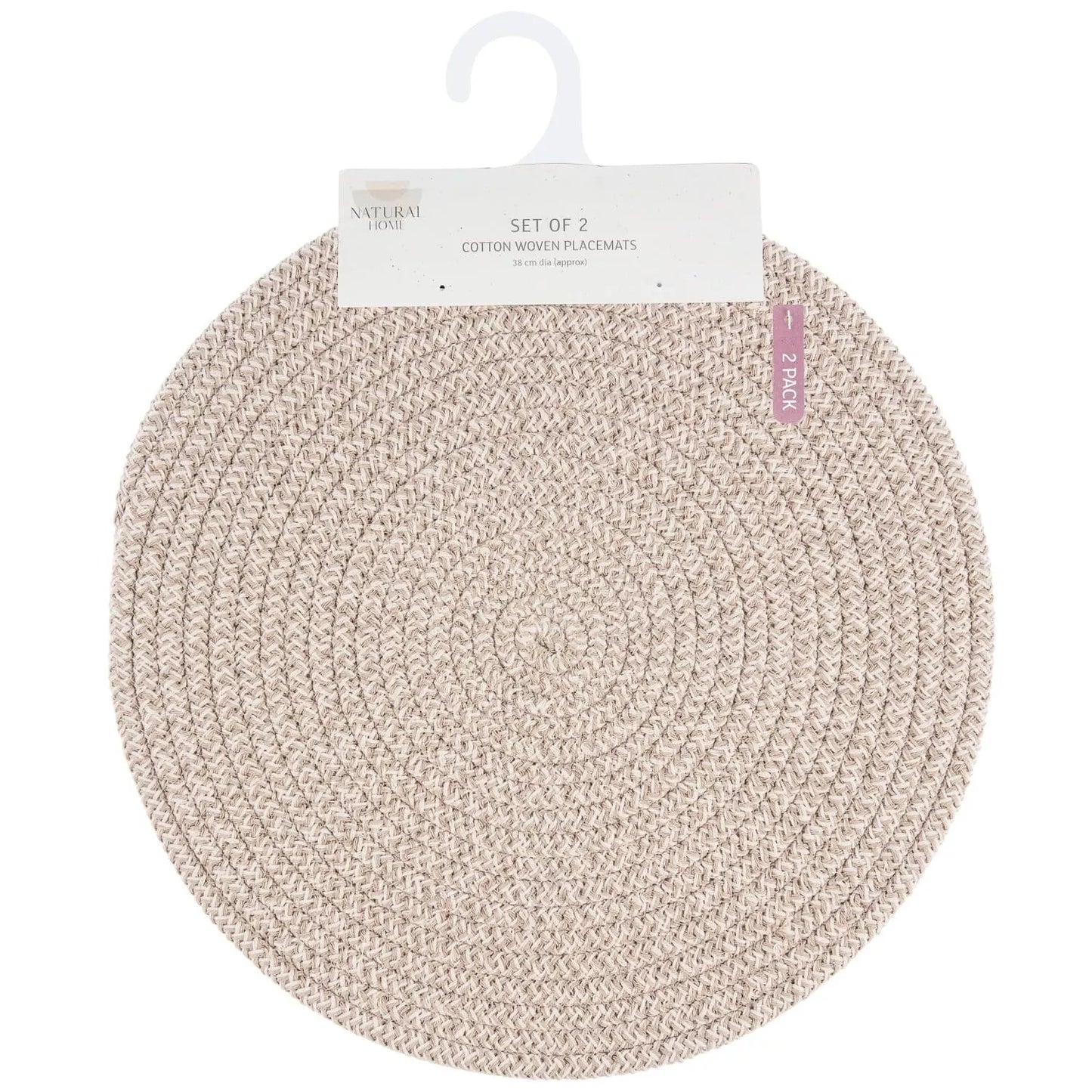 Cotton Woven Placemats Set Of 2