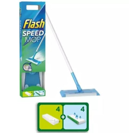 Flash Speed MOP + 4wet+4dry Cloth