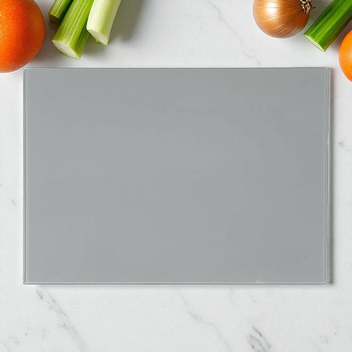 Set of 4 Glass Chopping Board - 4 Assorted Colours