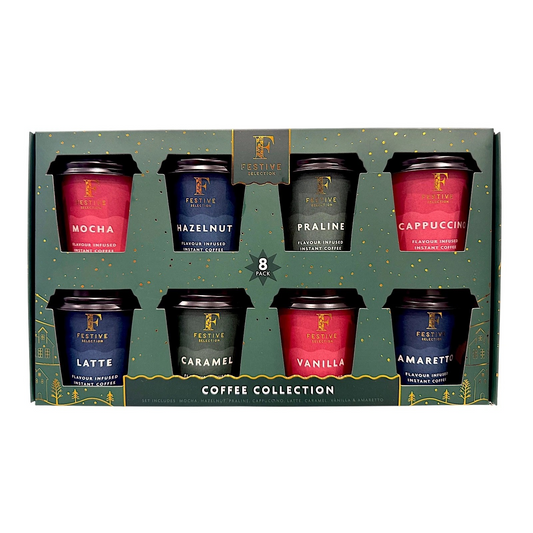 Takeout Cups Flavoured Instant Coffee Mix Set Gift - 8pk