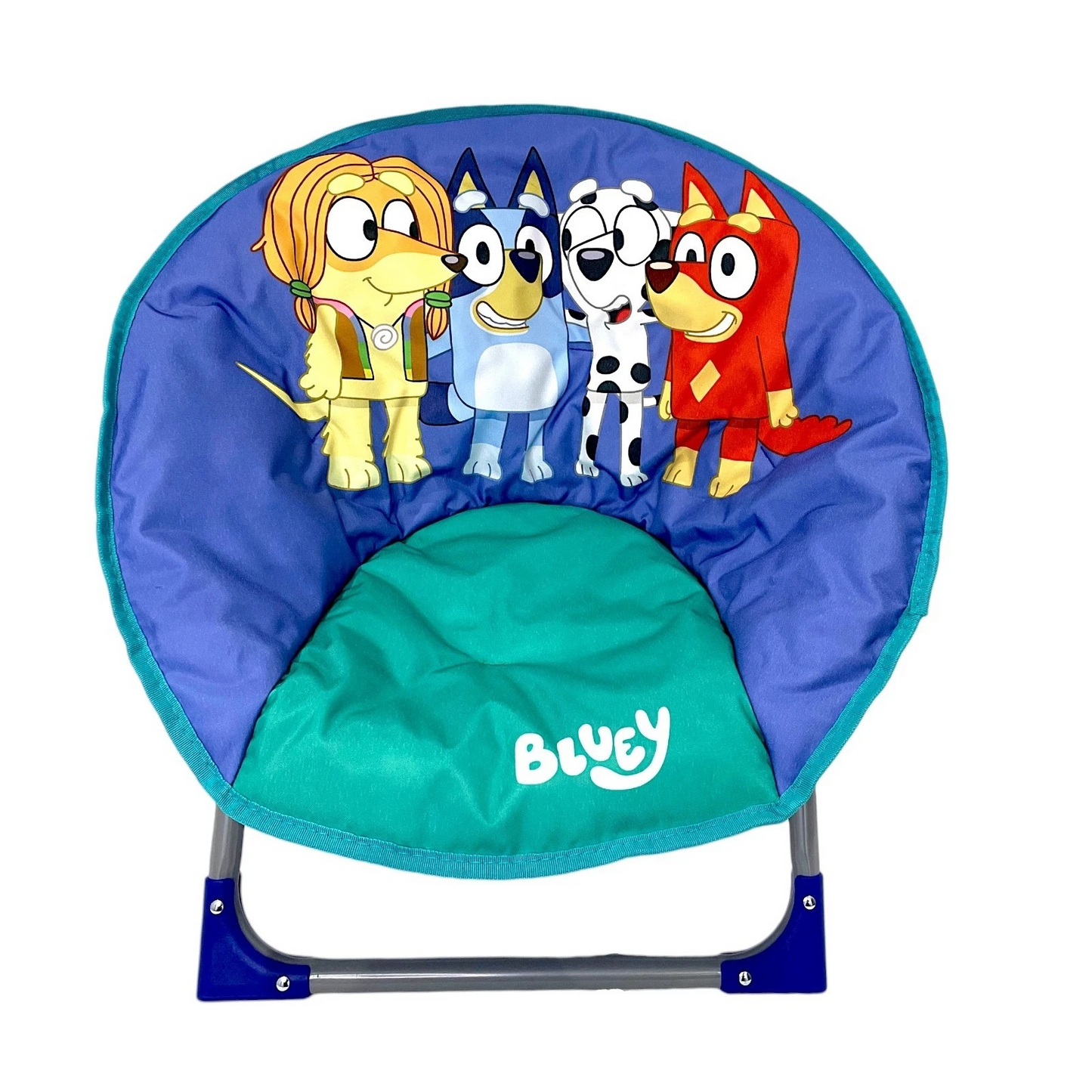 Bluey Moon Chair Seat Children Kids Bedroom Chair Foldable -Bluey